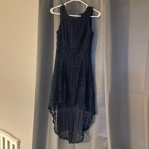 Beautiful lace, high-low dress